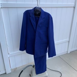 Saturdays NYC Blue Twill Suit, US40 Brand New